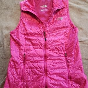 The North Face Hot Pink Vest Women's size small